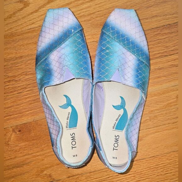 Toms Mermaid Espadrilles Womans Size 8 - Picture 6 of 8